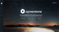Desktop Screenshot of cornerstoneplatform.com